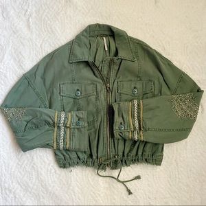 FREE PEOPLE CARGO JACKET